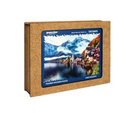 PUZZLER - Színes fa puzzle - Hallstatt tó