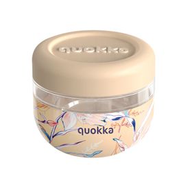 QUOKKA - Bubble, Műanyag élelmiszer tartály VINTAGE FLORAL, 500ml, 40125