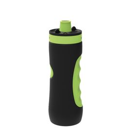 QUOKKA - SWEAT sport műanyag palack BLACK LIME 680ml, 06970