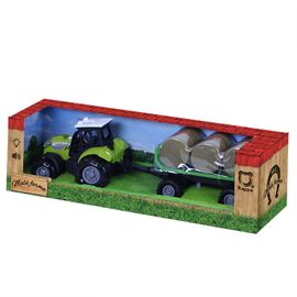 RAPPA - Traktor hanggal és fénnyel, traktorral és szalmabálával