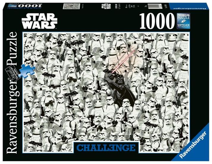 RAVENSBURGER - Kihívás Puzzle: Star Wars 1000 darab