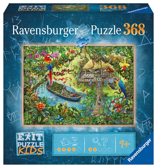 RAVENSBURGER - Exit KIDS Puzzle: Dzsungel 368 darab