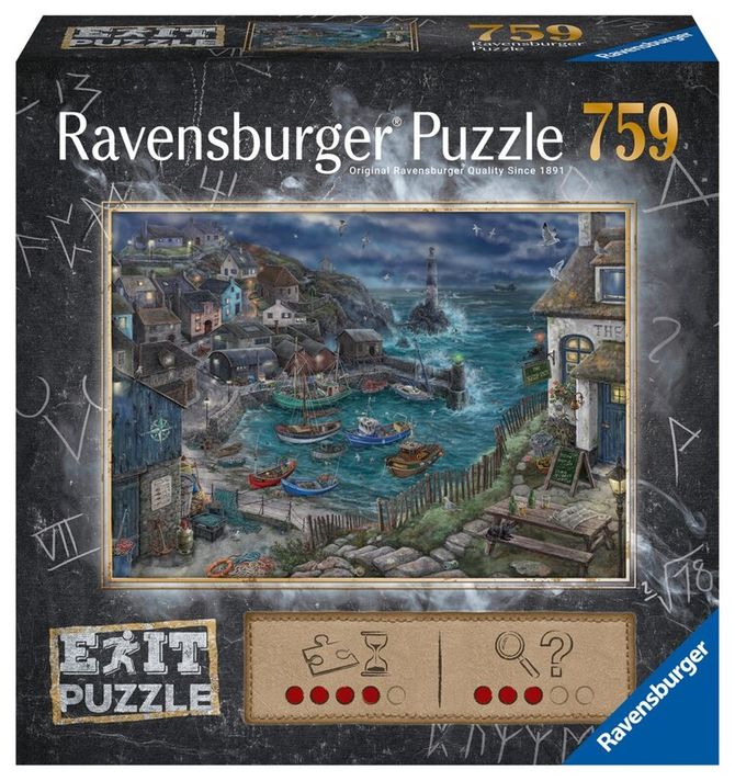 RAVENSBURGER - Exit puzzle: világítótorony a kikötőnél 759 darab