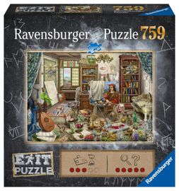 RAVENSBURGER - Exit Puzzle: Art Studio 759 darabos puzzle