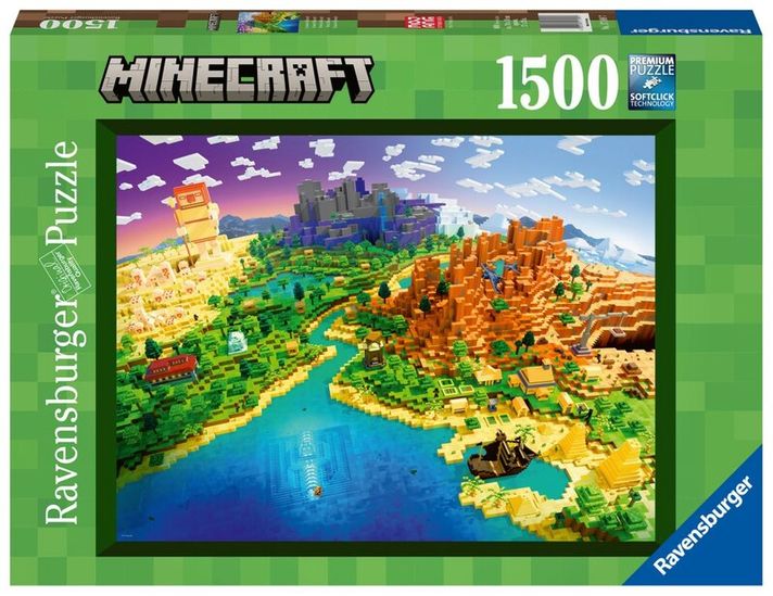 RAVENSBURGER - Minecraft: a Minecraft világa 1500 darab