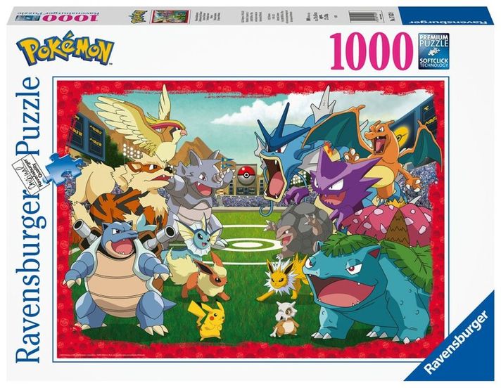 RAVENSBURGER - Pokémon: erőviszonyok 1000 darab