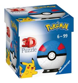 RAVENSBURGER - Puzzle-Ball Pokémon Motívum 2 - Tétel 54 db
