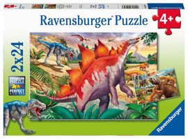RAVENSBURGER - Dinoszauruszok világa 2x24 darab