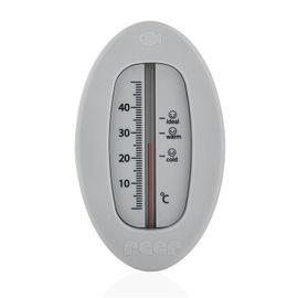 REER - Fürdőszoba hőmérő ovális szürke