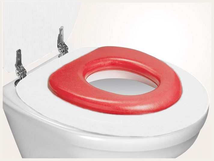 REER - WC vécéülőke soft piros