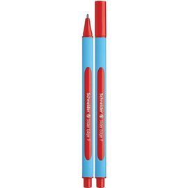 SCHNEIDER - Guľôčkové pero, 0,3 mm, s uzáverom, "Slider Edge F", červené