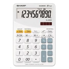SHARP - Asztali számológép EL-M332B-WH