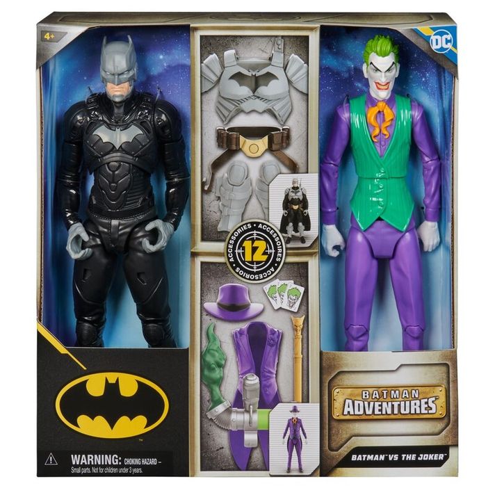 SPIN MASTER - Batman és Joker különleges felszereléssel 30 cm