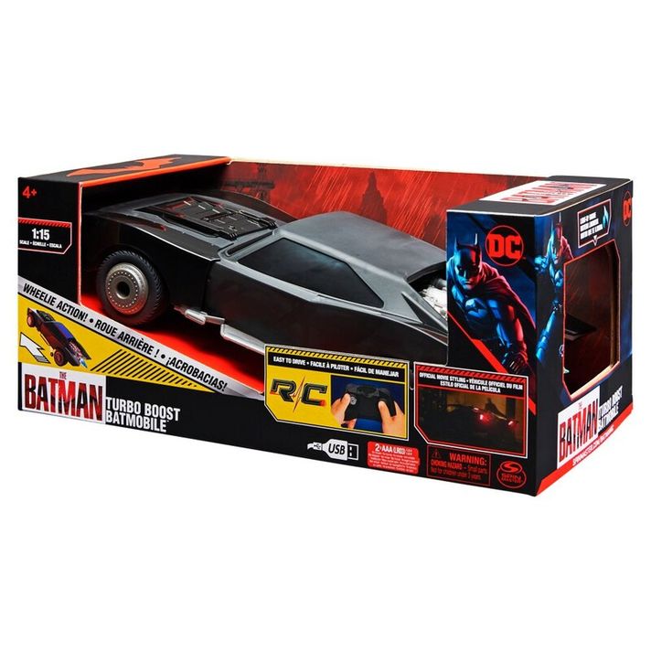 SPIN MASTER - Batman movie batmobile RC ride on hátsó