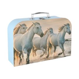 SPIRIT - Gyermek bőrönd - Horses light blue