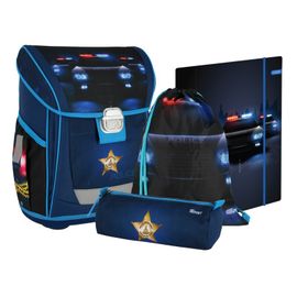 SPIRIT - Iskolai hátizsák - 4 részes készlet COOL - Police