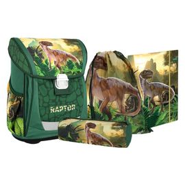 SPIRIT - Iskolai hátizsák - 4 részes készlet COOL - Raptor