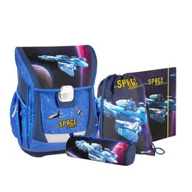 SPIRIT - Iskolai hátizsák - 4 részes készlet COOL - Space