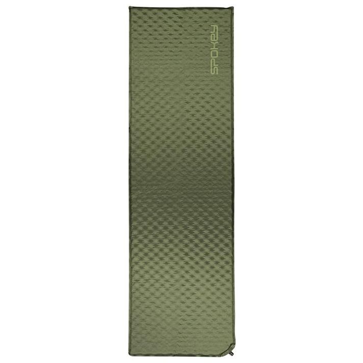 SPOKEY - AIR PAD Önfúvódó matrac 2,5 cm, khaki színű
