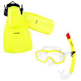 SPOKEY - BOJKO Junior snorkeling készlet, méret M (32/35), maszk+snorkel+uszony
