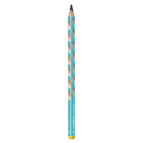 STABILO - Grafit ceruza EASYgraph balkezeseknek - világoskék színben