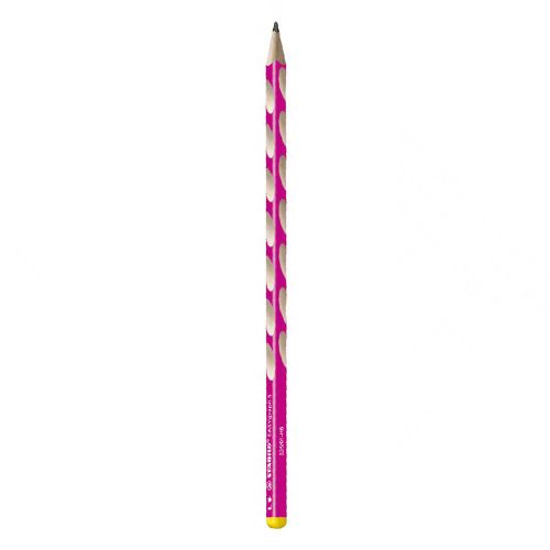 STABILO - Grafit ceruza EASYgraph S balkezeseknek - rózsaszínű