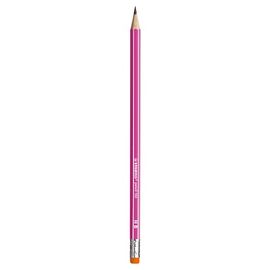 STABILO - Grafit ceruza HB ceruza 160 radírral - rózsaszín
