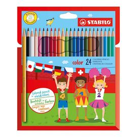 STABILO - Színes ceruzák, hatszögletű, 24 különböző színben