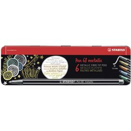 STABILO - Filctoll Pen 68 metál készlet 6db