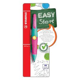 STABILO - EASYergo Micro Pencil / ceruza, HB, 1,4 mm, balkezeseknek, türkiz-rózsaszínű