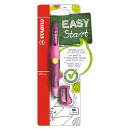 STABILO - EASYergo mikro ceruza / ceruzahegyező, HB, 3,15 mm, balkezes, rózsaszínű