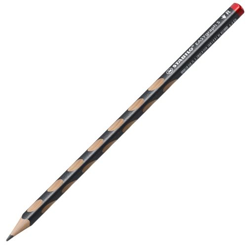 STABILO - Vékony háromszög ceruza jobbkezeseknek - EASYgraph S Metallic Edition - grafit