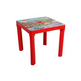 STAR PLUS - Gyerek kerti bútor- műanyag asztal piros