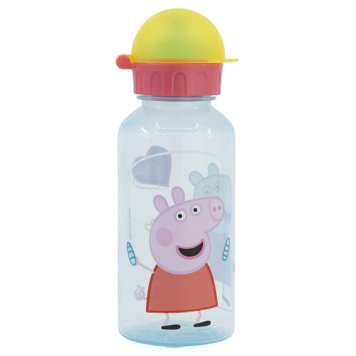 STOR - Műanyag palack Peppa Pig, 370ml, 13910