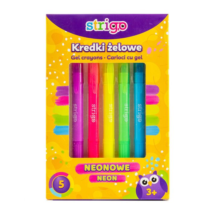 STRIGO - Gél viaszkréták neon 6 szín