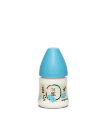 SUAVINEX - Cumisüveg kerek cumi latex 150 ml - kék méh