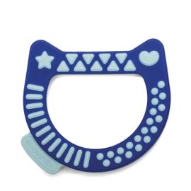 SUAVINEX - Rágóka ARTY BABY cica +4m - Kék
