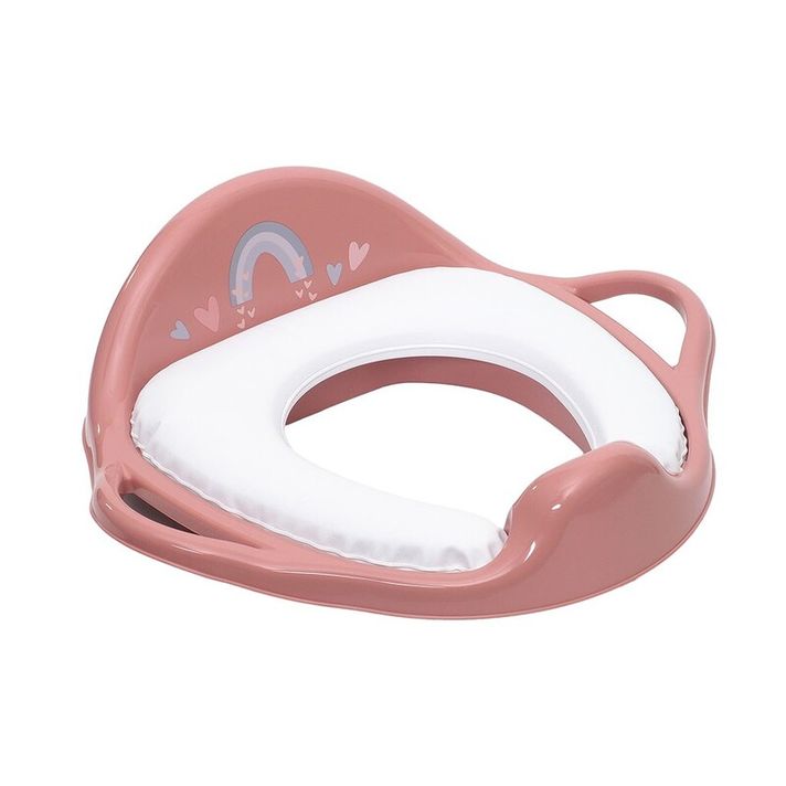 TEGA - Gyermek WC ülőke puha METEO rózsaszín