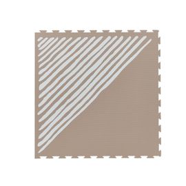 TODDLEKIND - Prettier Játszószőnyeg Puzzle Sandy Lines Tan 120 x 180 cm
