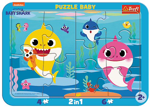 TREFL - Baby puzzle kerettel - Baby Shark