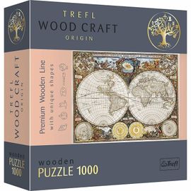 TREFL - Hit Wooden Puzzle 1000 – Az ókori világ térképe