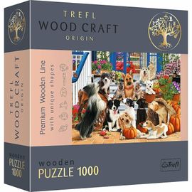TREFL - Hit Wooden Puzzle 1000 – Kutyabarátság