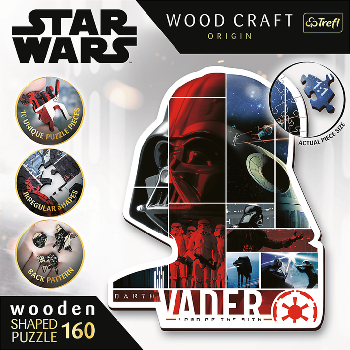 TREFL -  Fa puzzle 160 darab - Darth Vader / Lucasfilm Star Wars