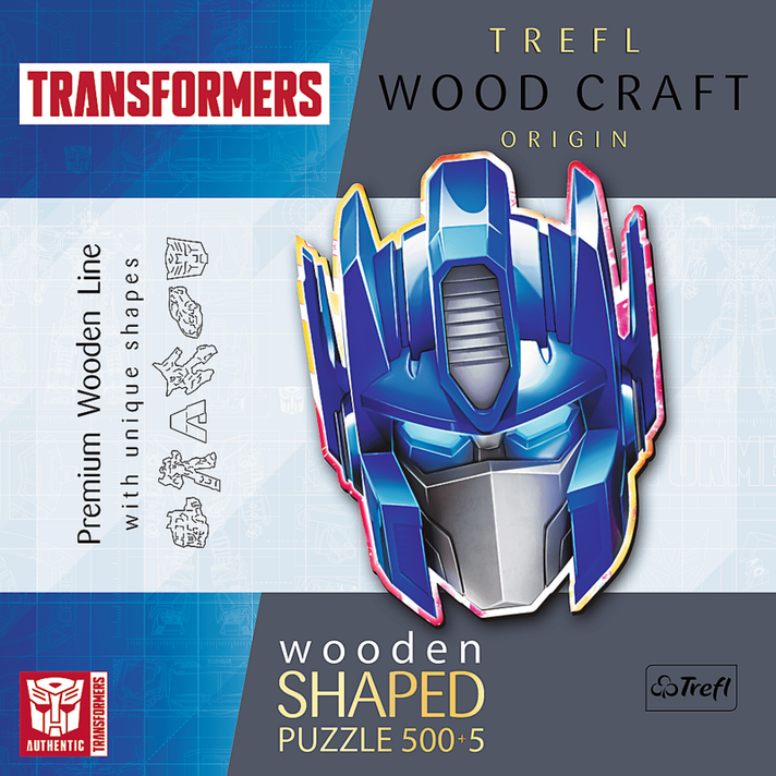TREFL -  Wooden puzzle 500+5 - Autobot: Optimus Prime / Hasbro Transformers FSC Mix 70%