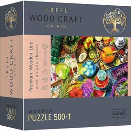 TREFL - Hit Wooden Puzzle 501 – Színes koktélok