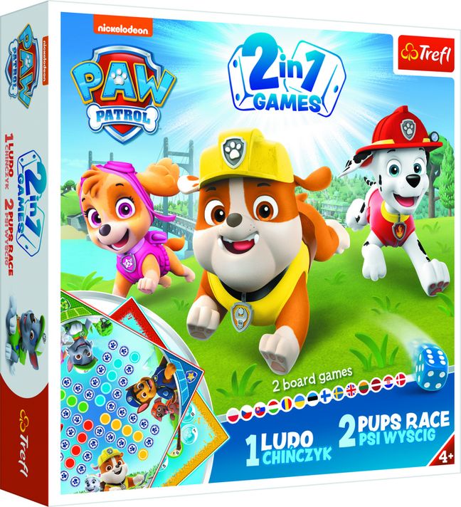 TREFL - GAME 2in1 Ludo / Pups verseny Paw Patrol