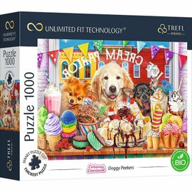 TREFL - Prime puzzle 1000 UFT - Egy rakás cukiság: Kutyanyomozók