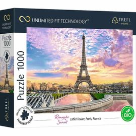 TREFL - Prime puzzle 1000 UFT - Romantikus naplemente: Eiffel-torony Párizsban, Franciaországban