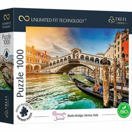 TREFL - Prime puzzle 1000 UFT - Romantikus naplemente: Rialto híd Velencében, Olaszországban