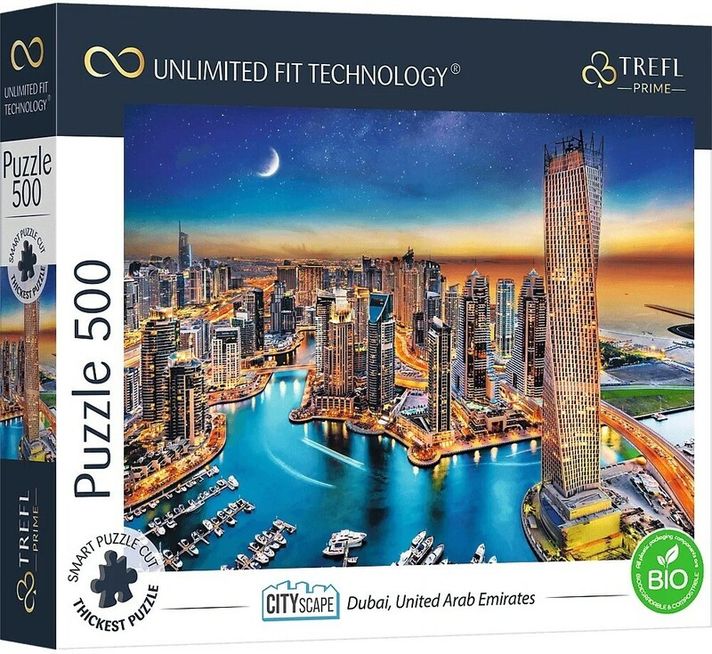 TREFL - Prime puzzle 500 UFT - Városkép: Dubai, Egyesült Arab Emírségek
